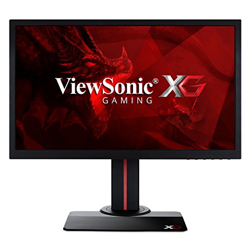 Viewsonic XG2402 24 Zoll 1080p 1 ms 144 Hz Gaming Monitor mit FreeSync Eye Care Erweiterte Ergonomie ColorX-Modus HDMI und DP für den Sport