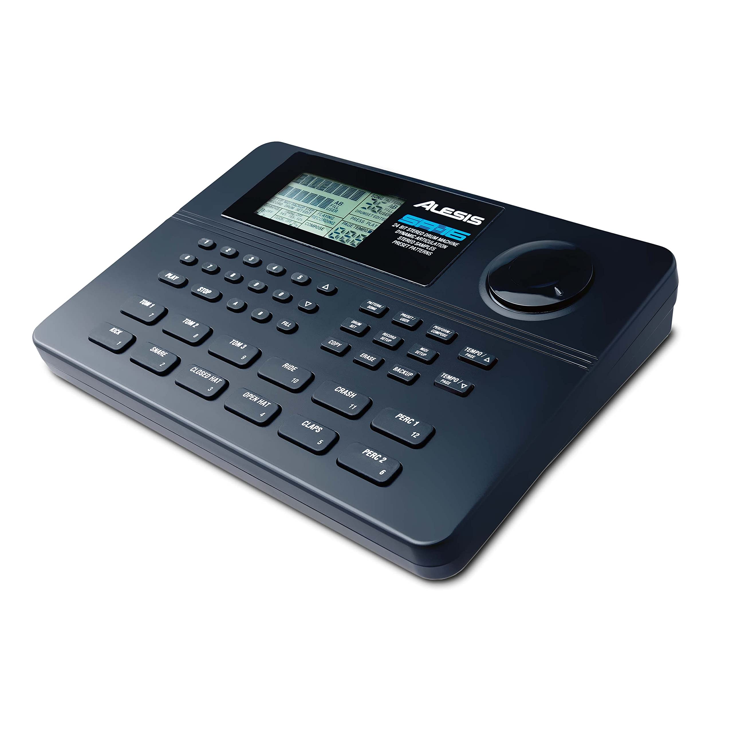 Alesis SR-16 | Standalone-Drum-Machine in Studioqualität mit integrierter Soundbibliothek