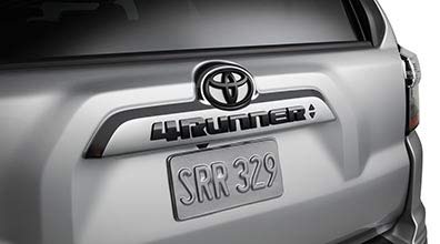 Genuine Toyota Parts Originalteile – Emblem Schwarz 4Runner (PT948-89180-02)