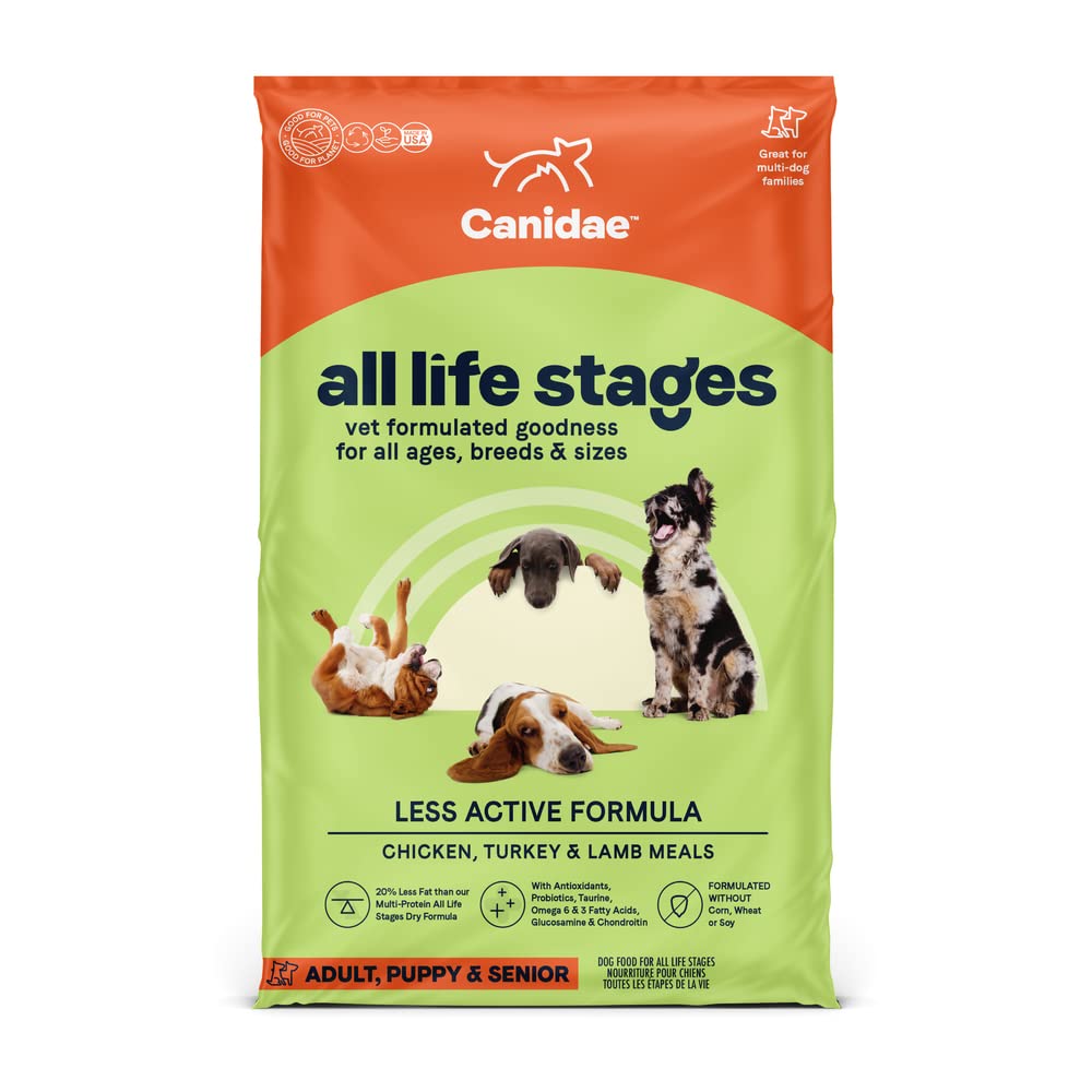 Canidae All Life Stages Less Active Formula Dog Dry 30 ...