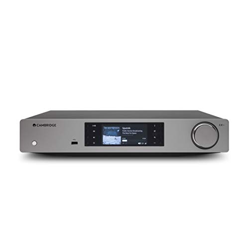 CAMBRIDGE AUDIO CXN V2 Stereo-Netzwerk-Streamer – kabelloses All-in-One-Medien-Streaming mit WLAN (Lunar Grey)