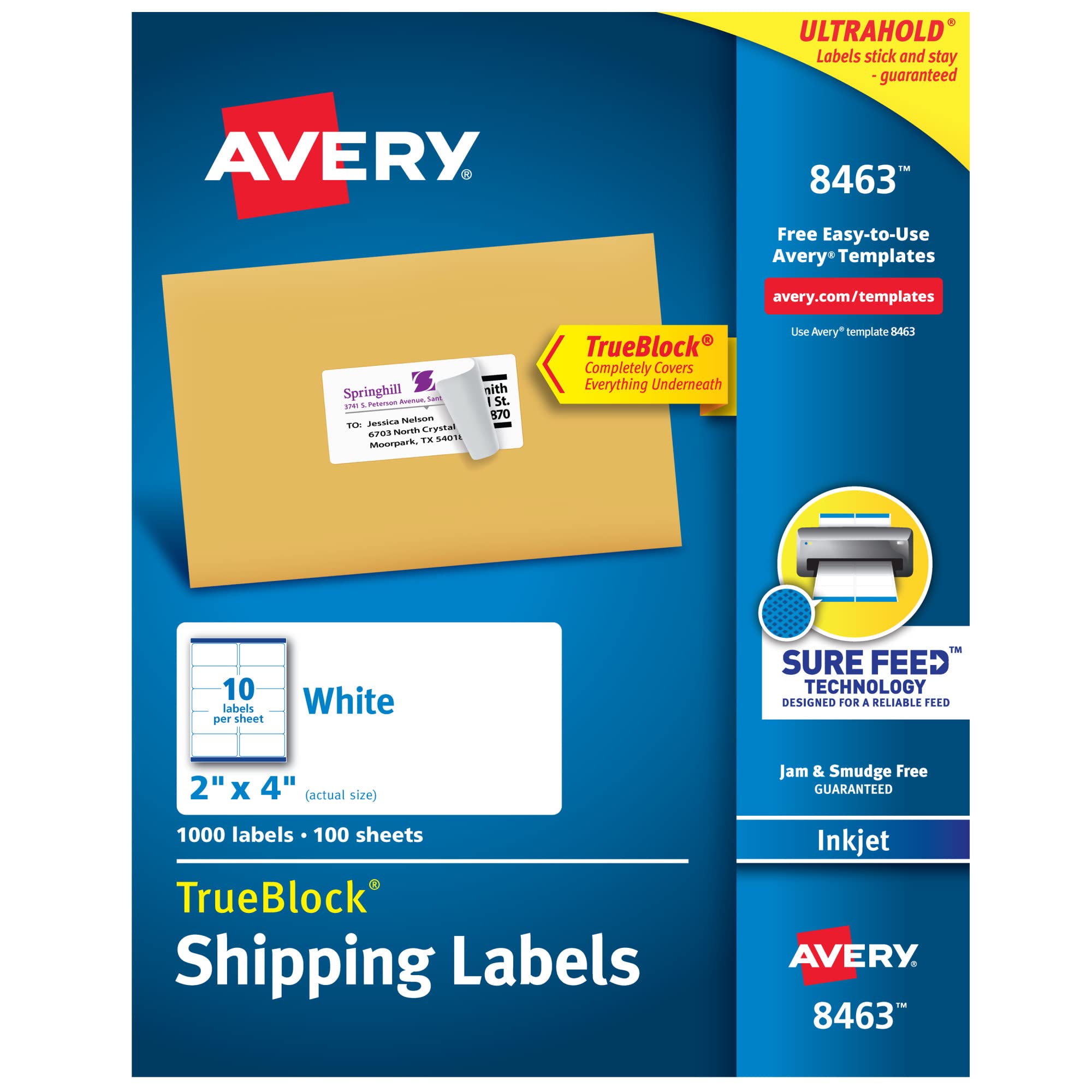 Avery 8163 Versandetiketten