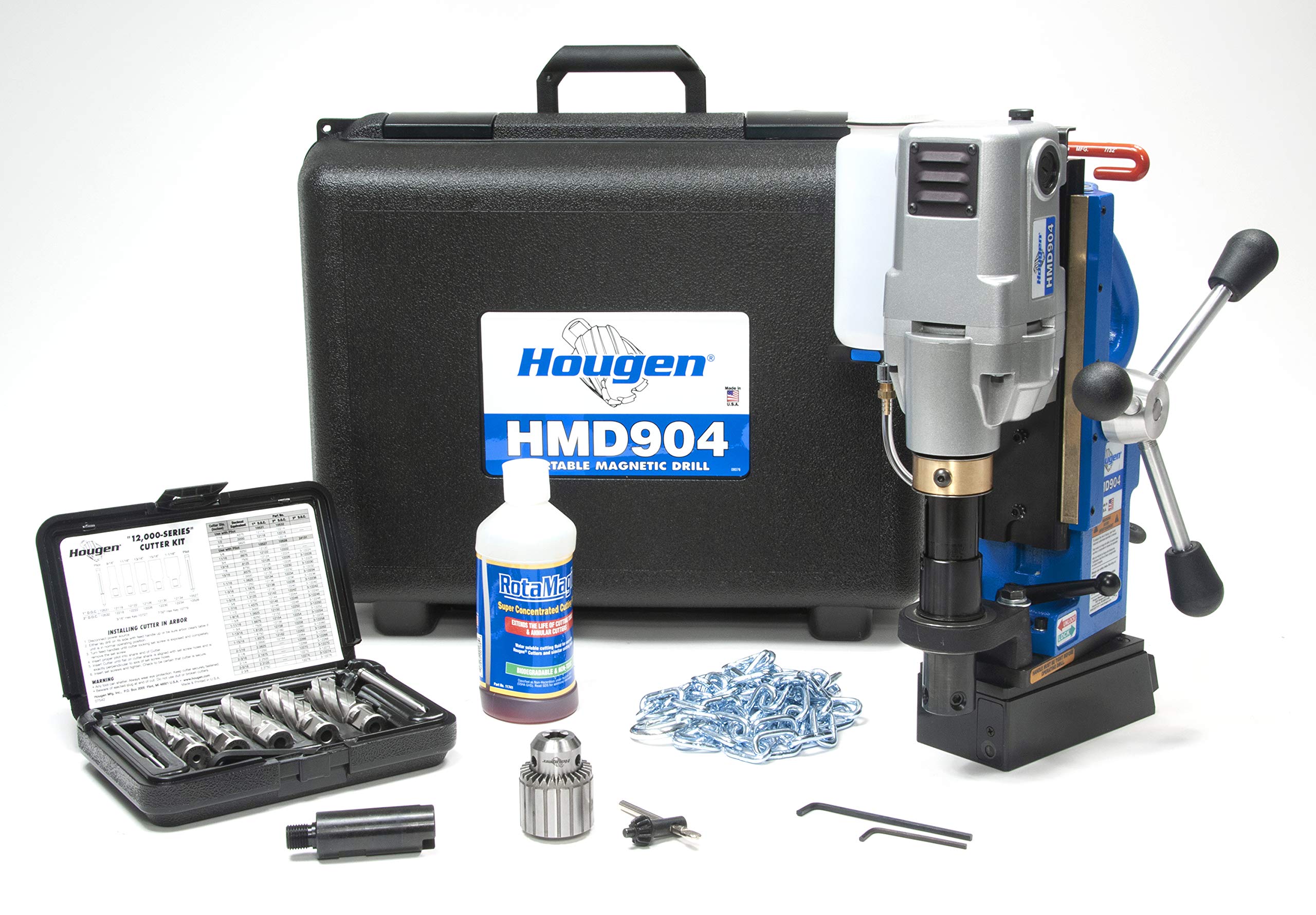 Hougen HMD904S 115-Volt Swivel Base Magnetic Drill Fabr...