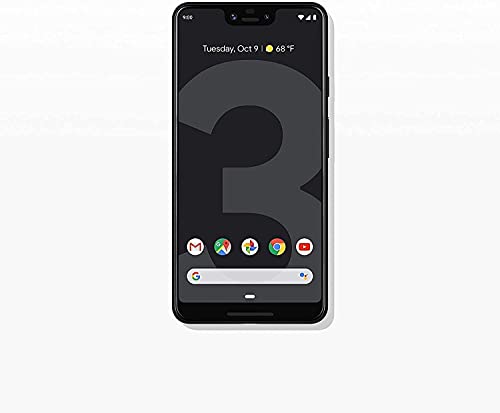 Google Pixel 3 XL 3XL 64 GB Handy GSM/CDMA 4G LTE Smartphone mit 64 GB – Just Black