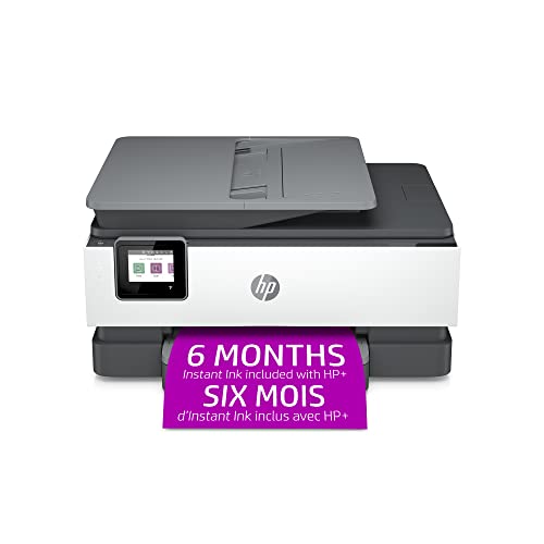 HP OfficeJet Pro 8025e Wireless-Farb-All-in-One-Drucker mit Bonus 6 Gratismonaten Instant Ink mit + (1K7K3A)