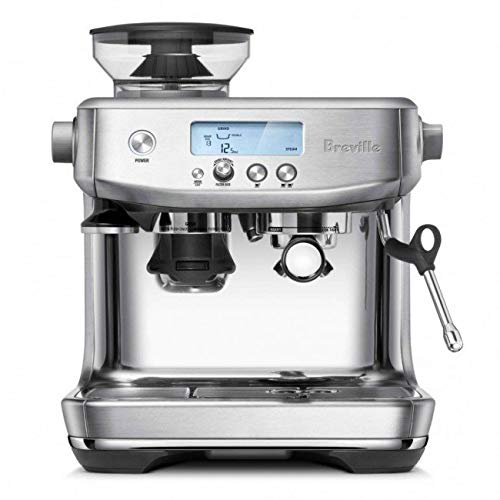 Breville die automatische Espressomaschine Barista Pro BES878 mit integriertem konischen Mahlwerk (gebürsteter Edelstahl)