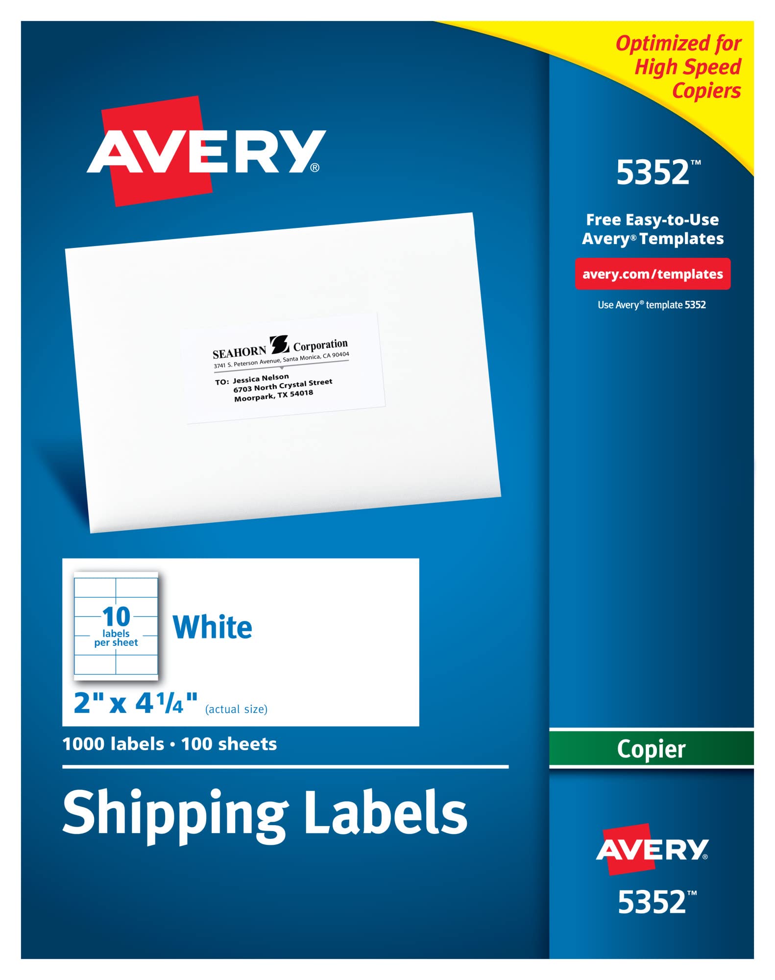 Avery Adressetiketten für Kopierer