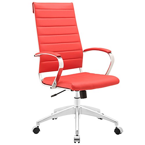 Modway Jive Bürostuhl mit hoher Rückenlehne – Rot + KOS...