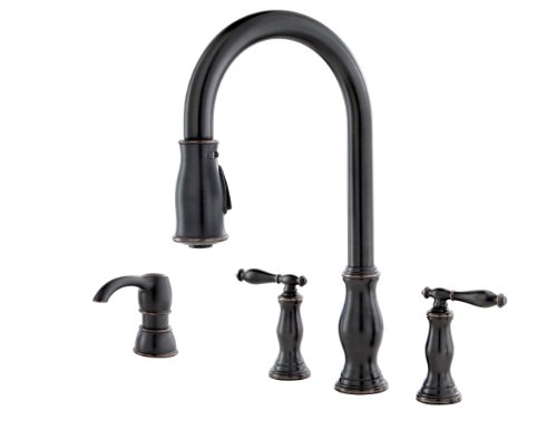 Pfister Hanover 2-Handle Pull-Down Kitchen Faucet with ...