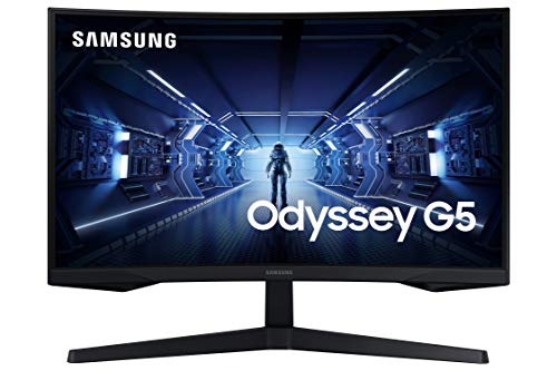 Samsung G5 Odyssey Gaming-Monitor mit 1000R gebogenem B...