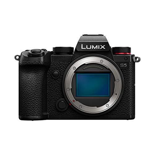 Panasonic LUMIX S5|4k-Kamera| Spiegellose Kamera| Vollbild| L-Mount-Kamera mit Klappbildschirm (3?) | 5-Achsen-Dual-IS | 4K 60p-Video (Schwarz)