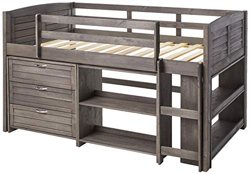 Donco Kids 790-TAG-B Louver Modulares niedriges Hochbet...
