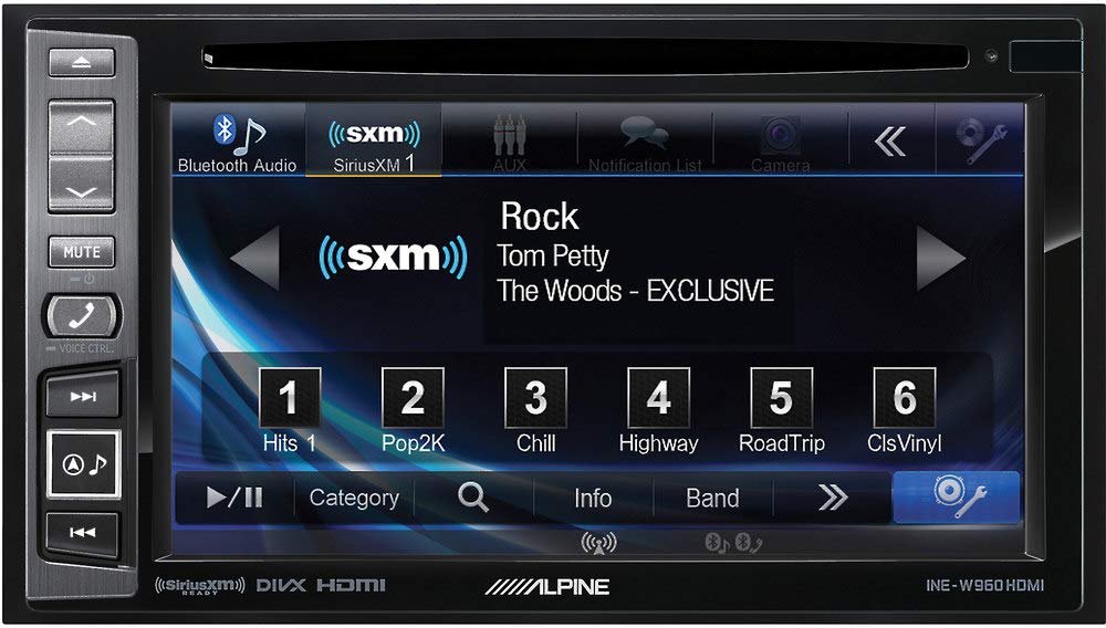 Alpine INE-W960HDMI Audio- / Video- / Navigationssystem mit Sirius XM SXV300-Tuner