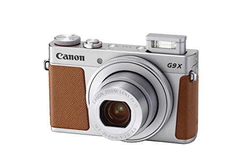 Canon PowerShot G9 X Mark II Digitalkamera mit integriertem WLAN und Bluetooth mit 3-Zoll-LCD (Silber)