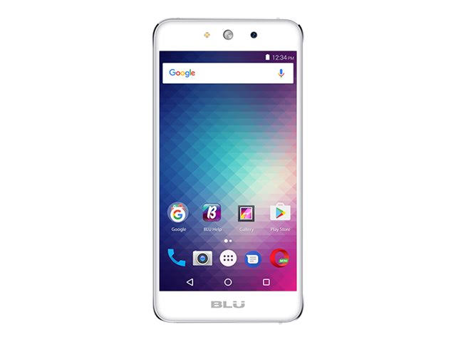 BLU Grand M G070Q Entsperrtes GSM Quad-Core Dual-SIM-Telefon - Silber