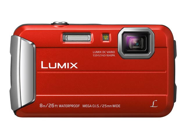 Panasonic DMC-TS30R LUMIX Active Lifestyle Robuste Kamera (rot)
