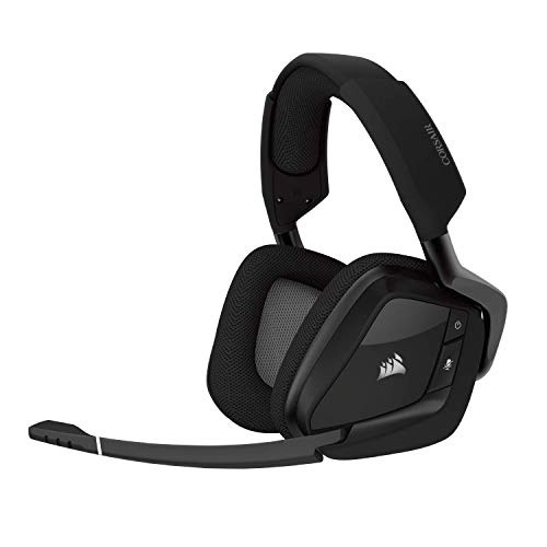 Corsair Void PRO RGB Wireless Gaming Headset – Dolby 7.1 Surround Sound Kopfhörer für PC – Discord-zertifiziert – 50-mm-Treiber – Carbon