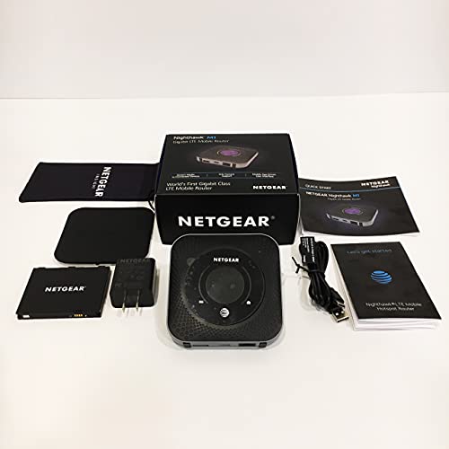 Netgear Nighthawk MR1100 4G LTE Mobile Hotspot Router (AT&T GSM entsperrt) (Stahlgrau)