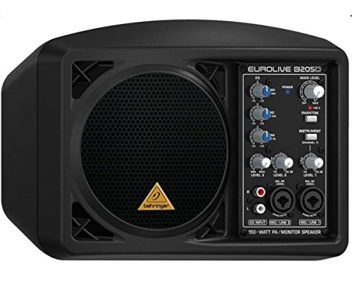 Behringer EUROLIVE B205D Ultrakompaktes 150-Watt-PA-/Monitor-Lautsprechersystem