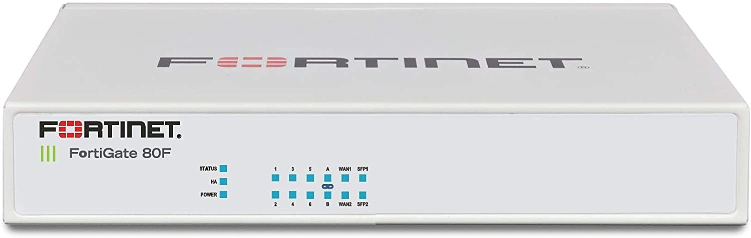 Fortinet, Inc Fortinet FortiGate 80F | 10 Gbit/s Firewall-Durchsatz | 900 Mbit/s Bedrohungsschutz