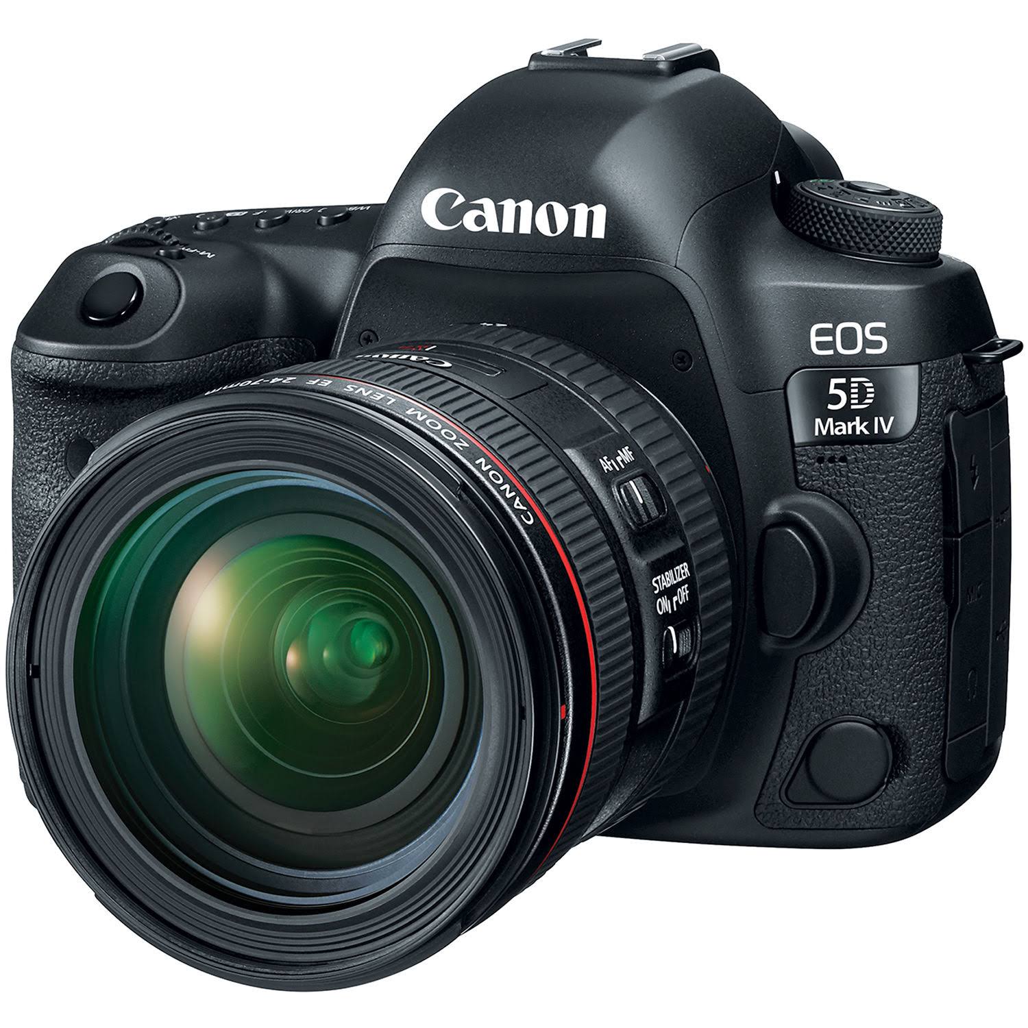 Canon Digitale Spiegelreflexkamera EOS 5D Mark IV mit EF 24-70 mm 1: 4L IS USM-Objektivsatz