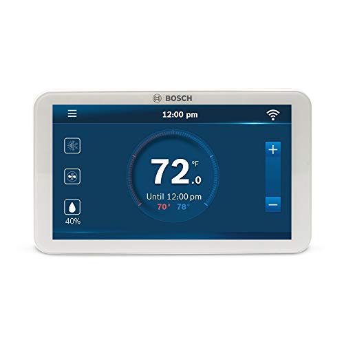 BOSCH THERMOTECHNOLOGY Bosch BCC100 Connected Control Smartphone-WLAN-Thermostat – Funktioniert mit Alexa – Touchscreen