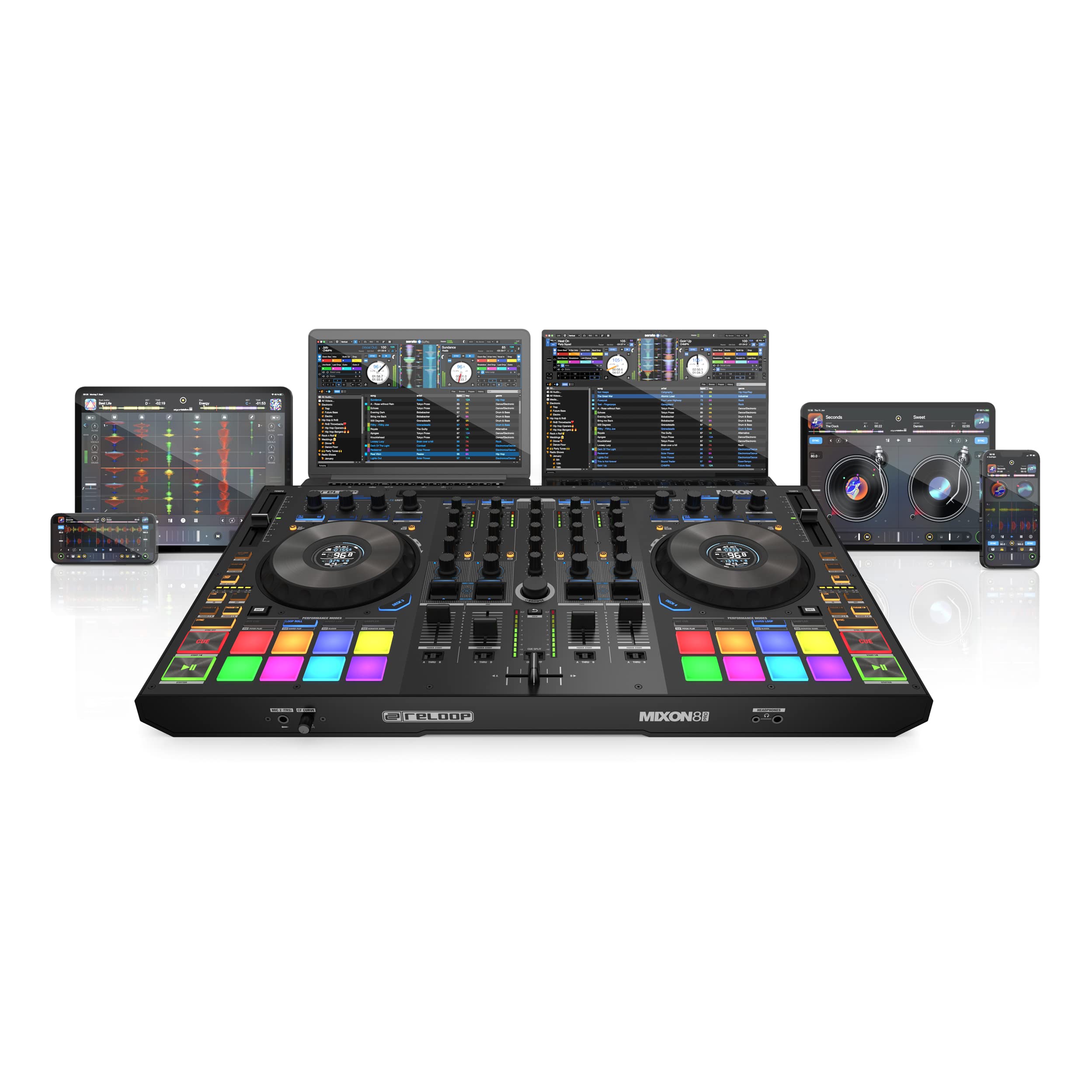 Reloop Mixon 8 Pro 4-Kanal professioneller Hybri...