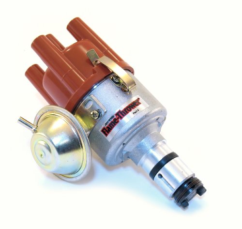 Pertronix D186504 Flammenwerfer VW Typ 1 Motor Plug and Play Vacuum Advance Cast Elektronischer Verteiler mit Zündtechnologie