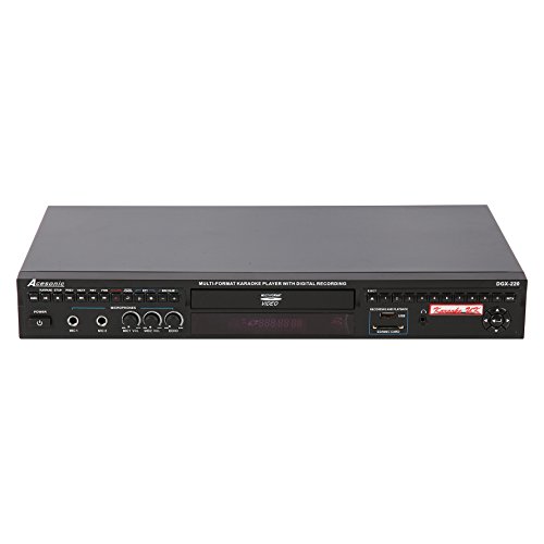 Acesonic DGX 220 HDMI-Multiformat-Karaoke-Player mit 4X CDG-zu-MP3G-Konverter und digitaler Aufnahme