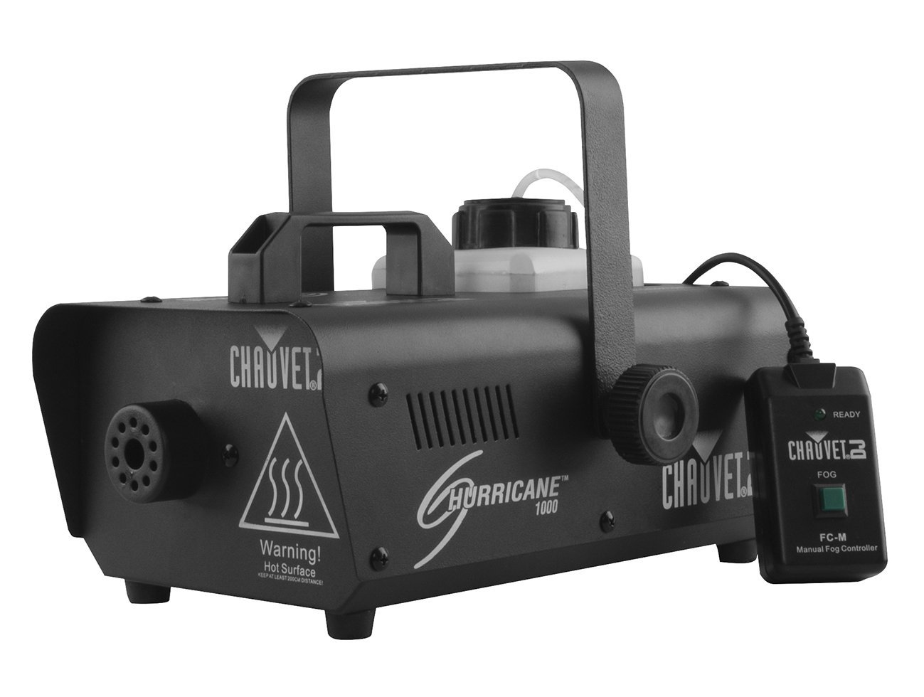 CHAUVET DJ Hurricane 1000 Kompakte Nebelmaschine mit kabelloser Fernbedienung