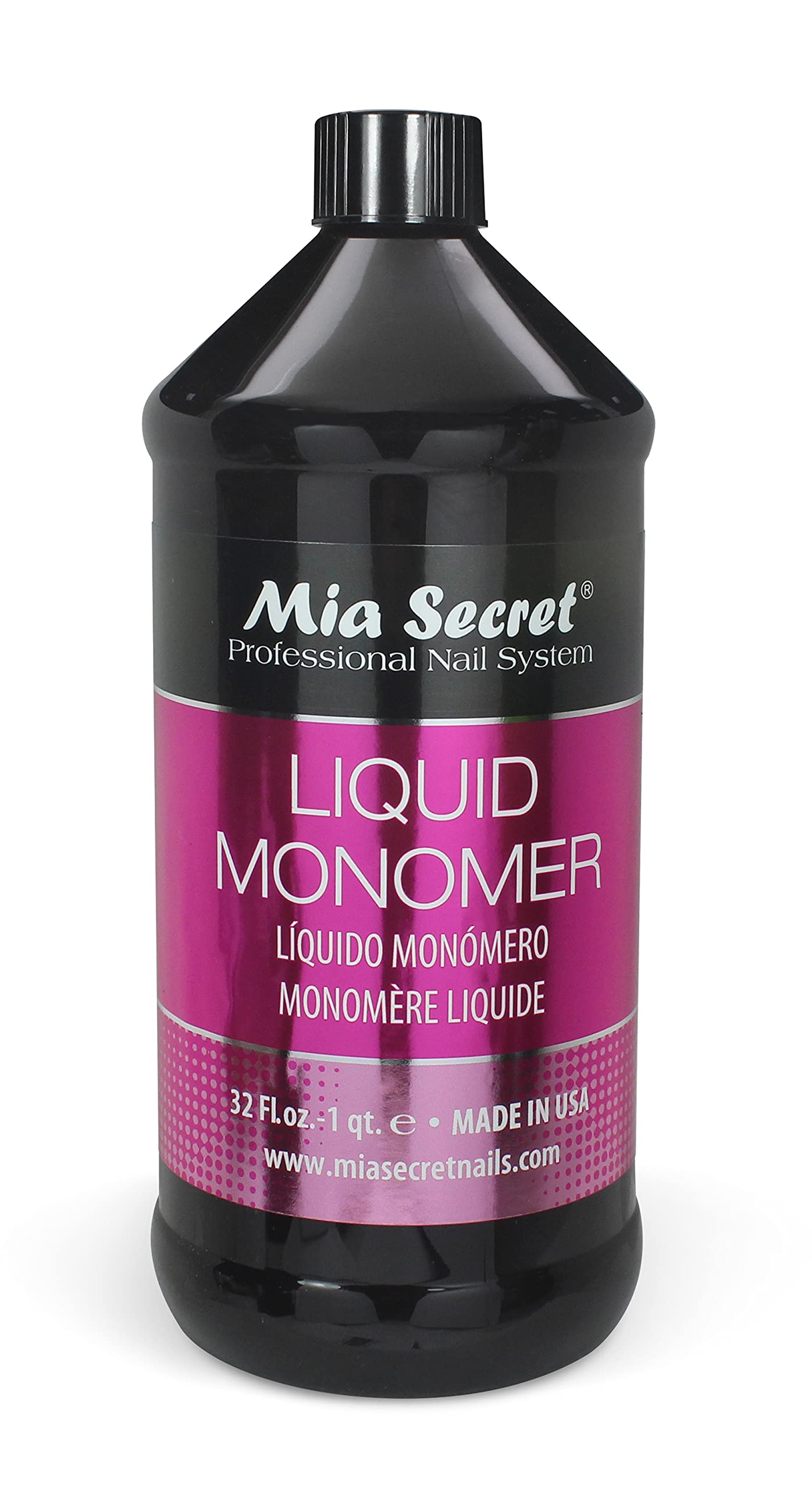 Mia Secret 32 oz flüssiges Monomer – professionelle Acryl-Nagelflüssigkeit für Acrylpulver – EMA-Monomer – Nagel-Monomer-Flüssigkeit – EMA-Monomer-Acryl-Nagelflüssigkeit