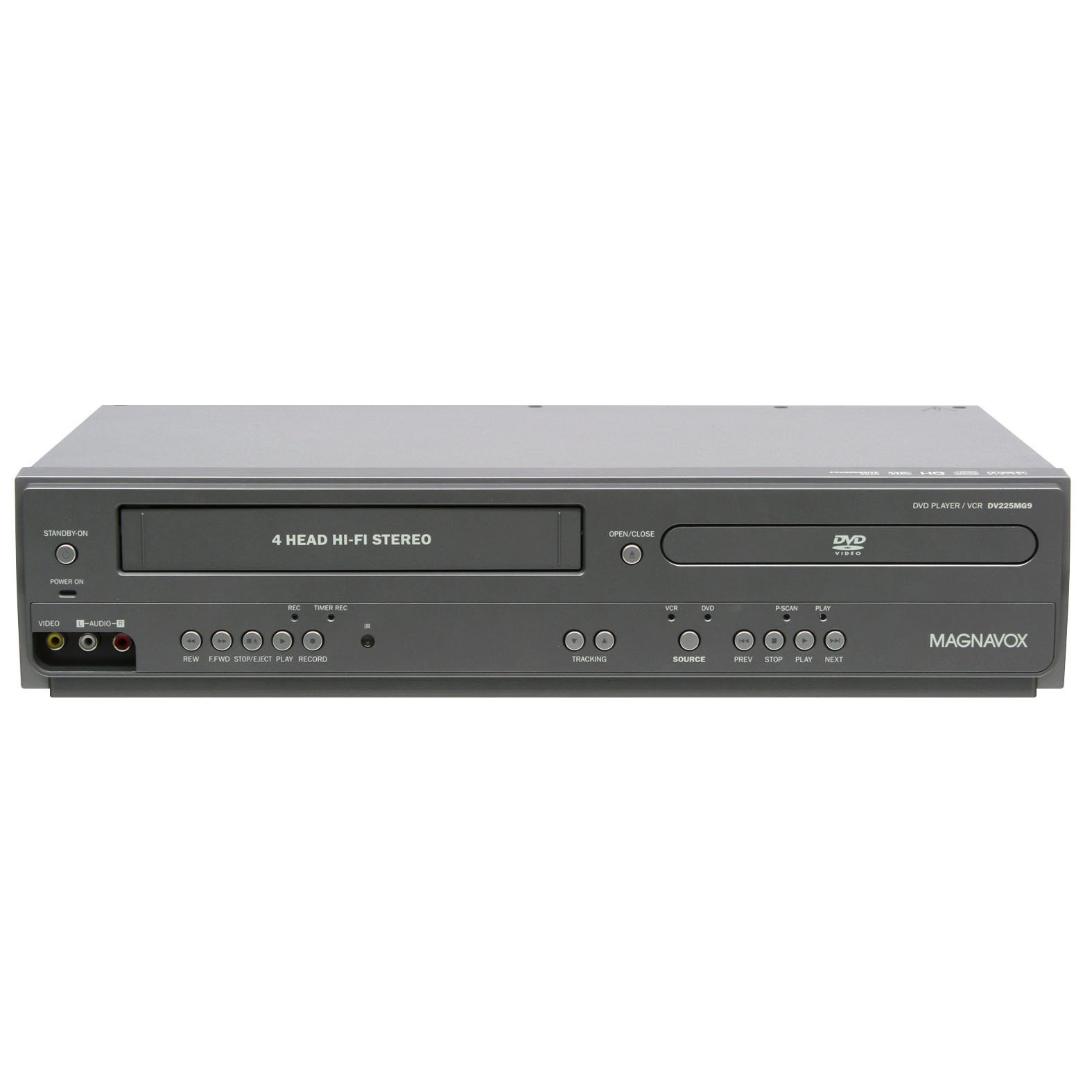 Magnavox DV225MG9 DVD-Player und 4-Kopf-HiFi-Stereo-Videorecorder mit Line-In-Aufnahme