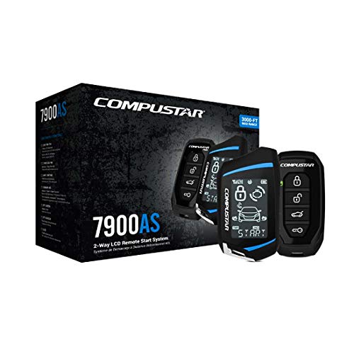Compustar CS7900-AS All-in-One-2-Wege-Fernstart- und Alarmpaket mit 3000 Fuß Reichweite