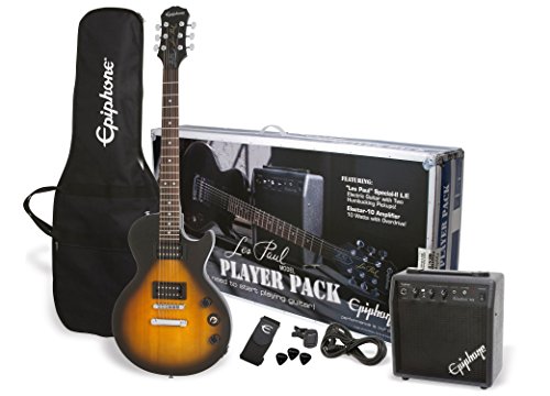 Epiphone Les Paul E-Gitarrenspieler-Paket (Vintage Sunb...