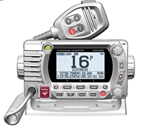 Standard Horizon GX1800GW Weiß 25 W VHF/GPS/Zweite Station Explorer-Serie