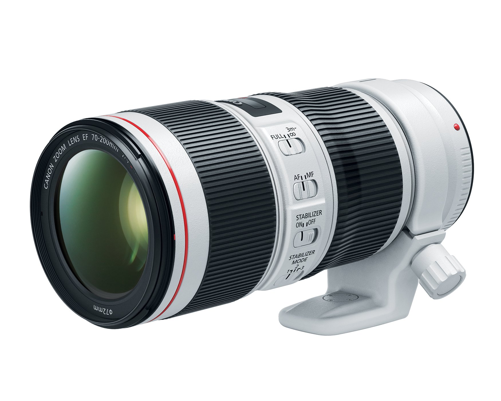 Canon EF 70-200mm f/4L IS II USM Lens for  Digital SLR Cameras, White - 2309C002