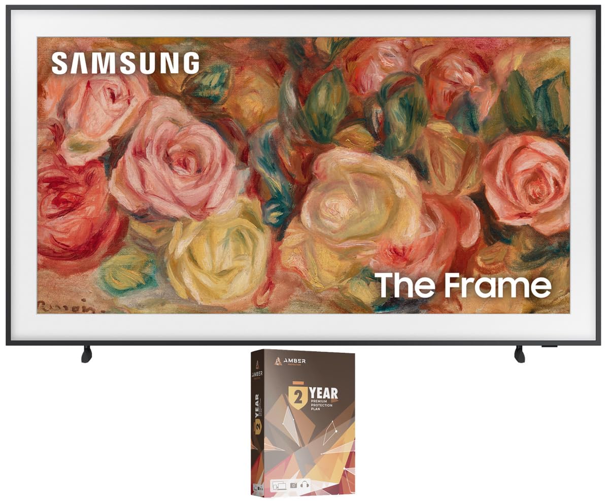 Samsung QN55LS03DAFXZA 55 Inch The Frame 4K Smart Quantum HDR TV with 2 Year Amber Protection Plan (2024)