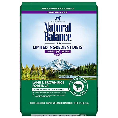 Natural Balance LID Limited Ingredient Diets Large Breed Bites Trockenfutter für Hunde mit Körnern