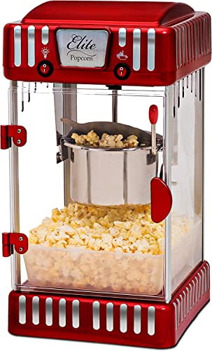 Elite Gourment Elite Gourmet EPM automatischer Rühr-Popcorn-Maker