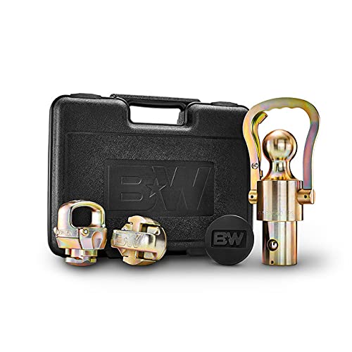 B&W Trailer Hitches OEM Schwanenhals-Kugel- und Sicherheitskettensatz für Ford/GM/Nissan-Lkw – GNXA2061