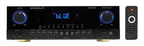 Rockville SINGMIX 5 2000 W Bluetooth DJ/Pro/Karaoke/Heimverstärker-Mixer-Receiver