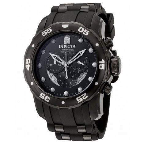 Invicta Herren 6986 Pro Diver Collection Chronograph Schwarze Uhr