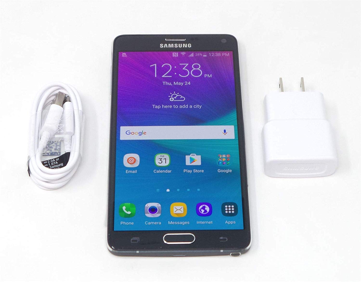 Samsung Galaxy Note 4 N910A 32 GB entsperrtes GSM 4G LTE Smartphone Schwarz