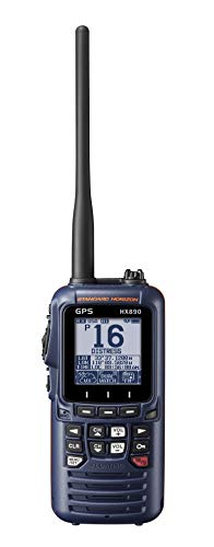 Standard Horizon HX890 Hand-VHF-Marineblau – schwimmendes 6-Watt-DSC-Funkgerät der Klasse H