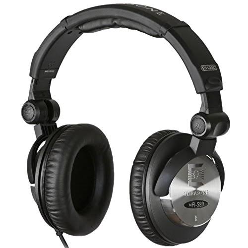 Ultrasone HFI-580 S-Logic Surround Sound Professionelle geschlossene Kopfhörer mit Transporttasche