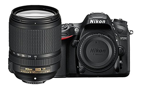 Nikon DSLR im DX-Format D7200 mit 18-140 mm VR-Objektiv (schwarz)