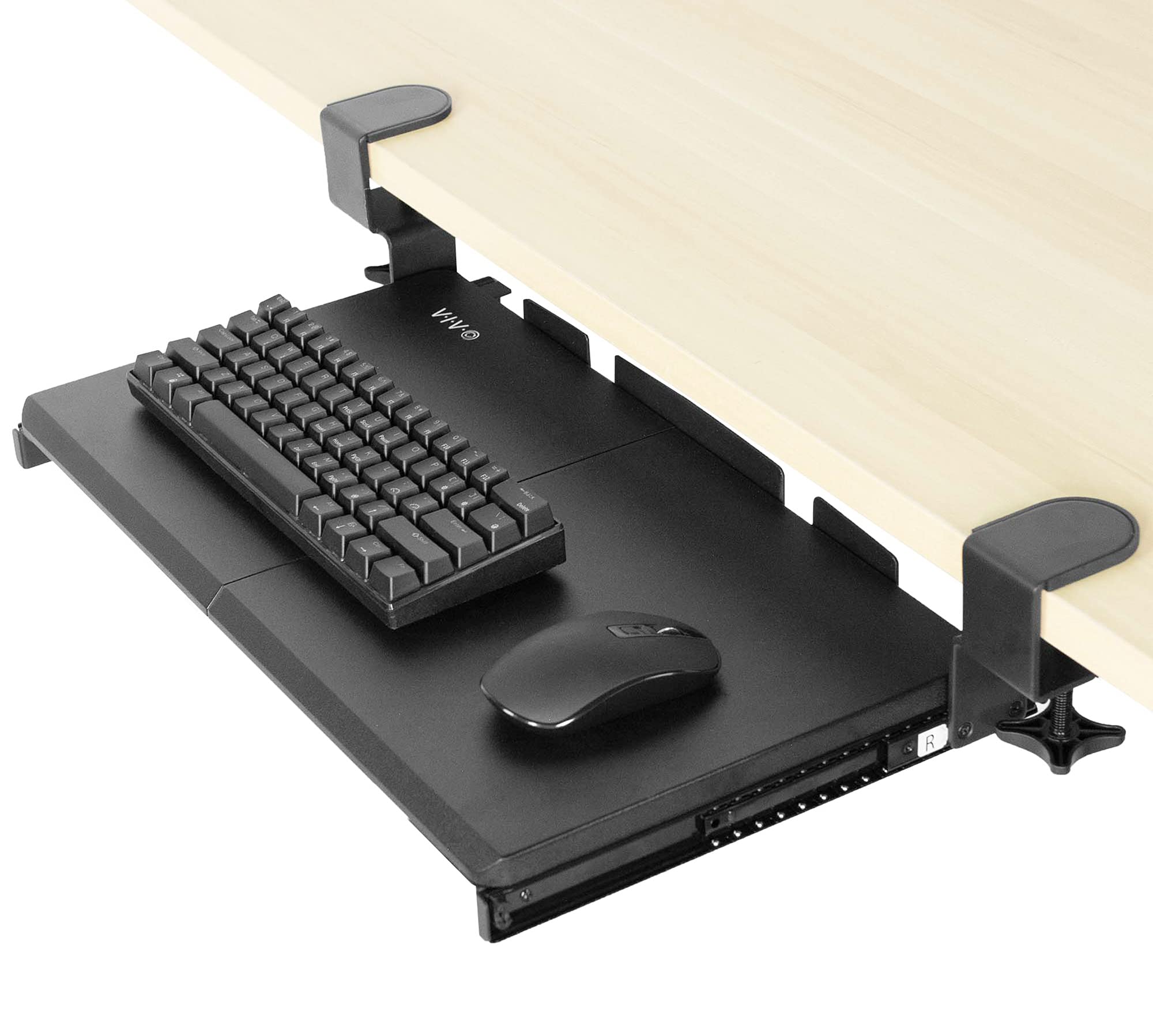 VIVO Ausziehbare Tastaturablage unter dem Schreibtisch ...