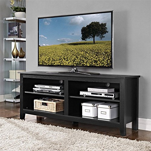 Walker Edison Furniture Company, LLC 58 Zoll TV-Konsole aus Holz – Schwarz