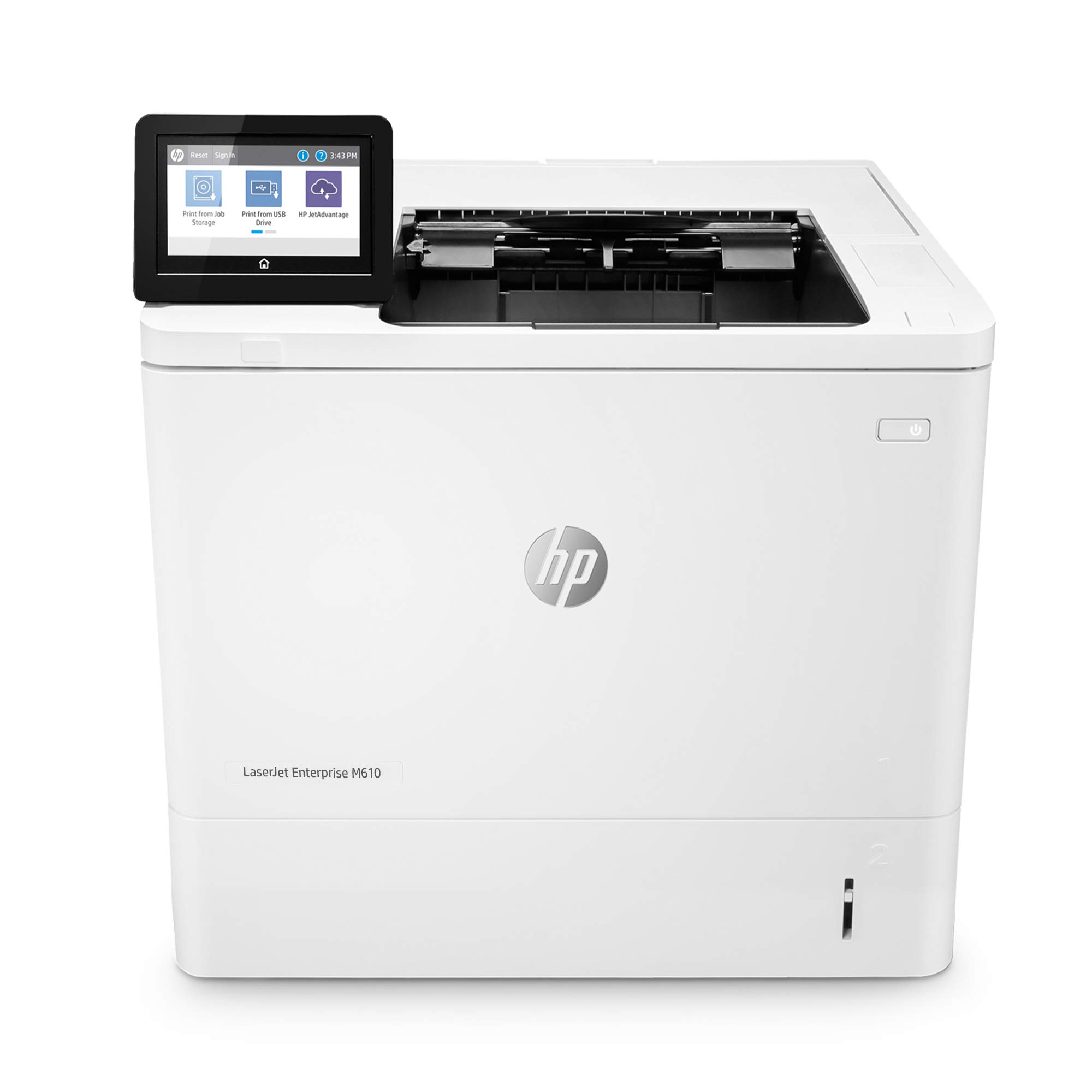 HP LaserJet Enterprise M610dn Schwarzweißdrucker mit in...