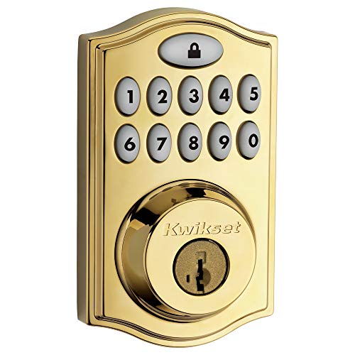 Kwikset SmartCode 914 Z-Wave Plus Touchpad Elektronischer Riegel mit SmartKey-Sicherheit